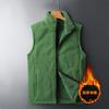 Autunno Inverno Uomo Plus Velluto Gilet Cappotto Tinta Unita Agnello Pile Gilet Grande Taglia Spesso Caldo Morbido Moda Termica Gilet Maschio