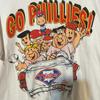 1993 The Flintstones Fred Barney Philadelphia Phillies Super T-shirt HN1455