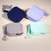 Small Silicone Coin Purse Pouch with Zipper And Wrist Strap Square Shockproof Durable Change for Kids Storage Bag Lightweight Compact Headphones