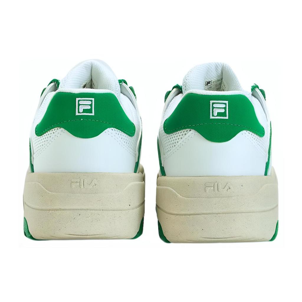New FILA Rosetta Low Top Skateboard Shoes Women's White Green F12W331207FWJ
