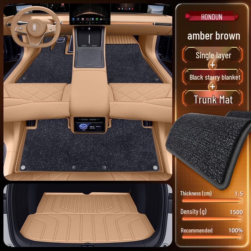 2026 Hongqi S9 TPE Floor Mats: Full Set Interior Carpet for Five Seats
