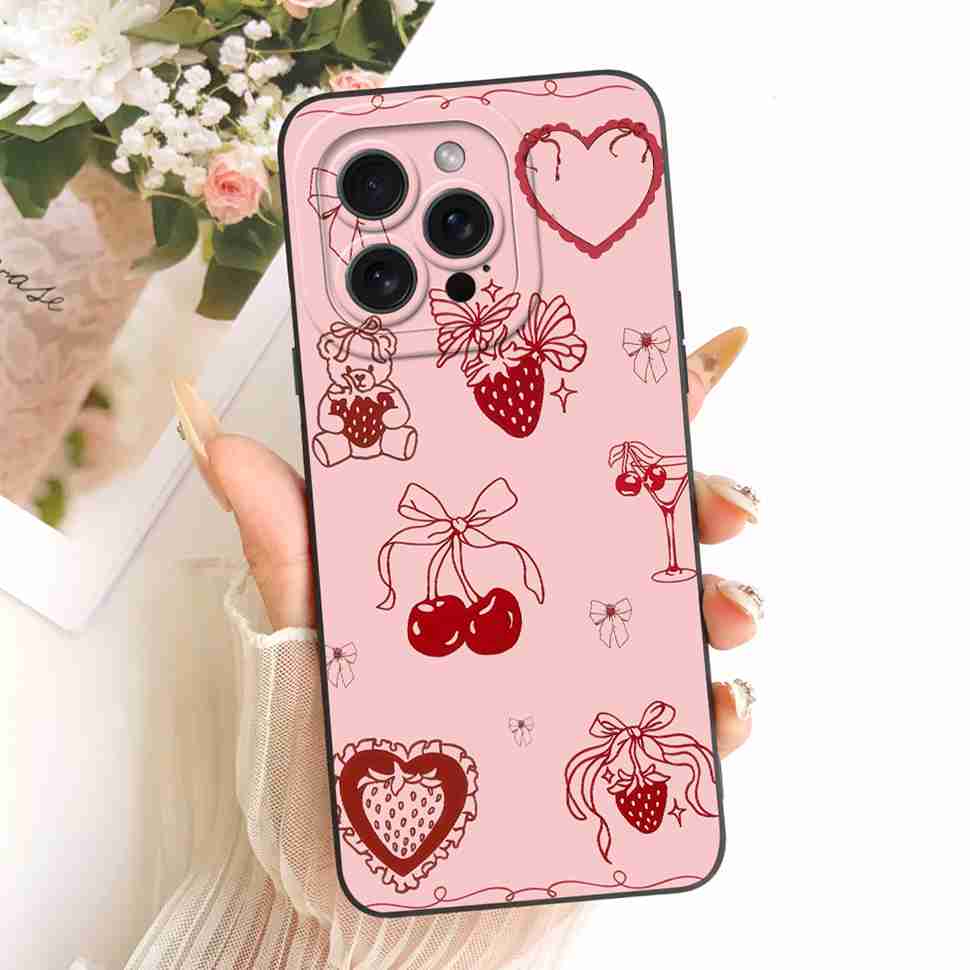 Für iPhone 13 Pro A2638 A2483 Hülle Cartoon Katze Blumen Silikonhülle Für iPhone 13Pro A2636 A2639 A2640 Handyhüllen Bumper