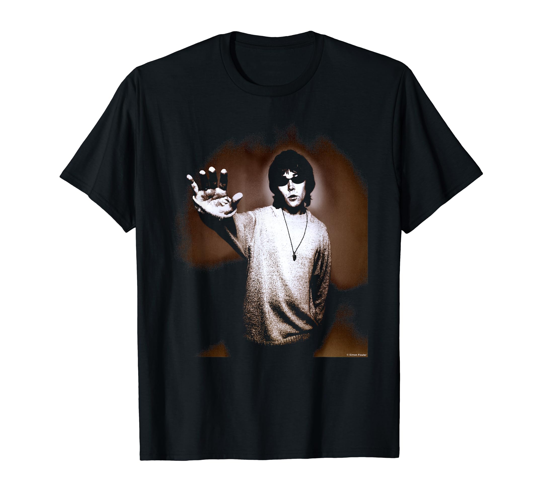 Stone Rose singer Ian Brown Simon Fowler T-shirt