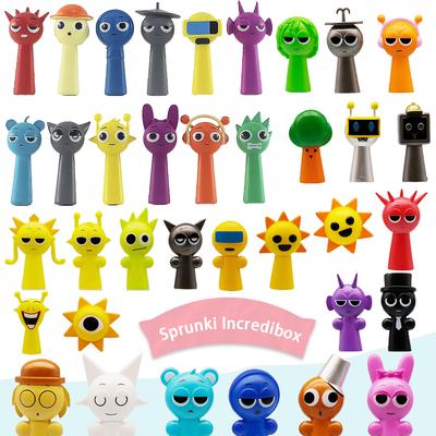8-12PCS Set Funny Sprunki Figuras Model 6-8cm PVC Sprunki Game Anime Action & Toy Figures Cartoon Children Birthday Gifts Toys
