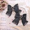 [1 pair]Hair Bows Girl Y2k Japanese Accessories for Women Trendy Hair Clips Popular Summer Accessory Lolita Hair Clip Trend 2024
