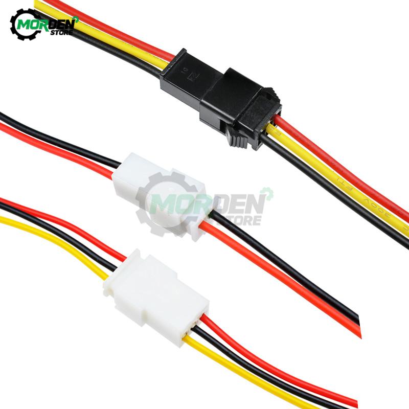1Pairs 1Pin 1Pin JST Plug Male to Female Cable 1mm/1.11mm Connector Adapter 11cm/11cm/11cm/11cm for 1118 1111 LED Light Strip