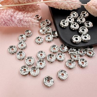 6/8mm 40/80 buc. Mărgele distanțiere de mărgele de moda de cristal pentru bricolaj, colier, brățară, pandantiv, bijuterii, realizarea de bijuterii delicate