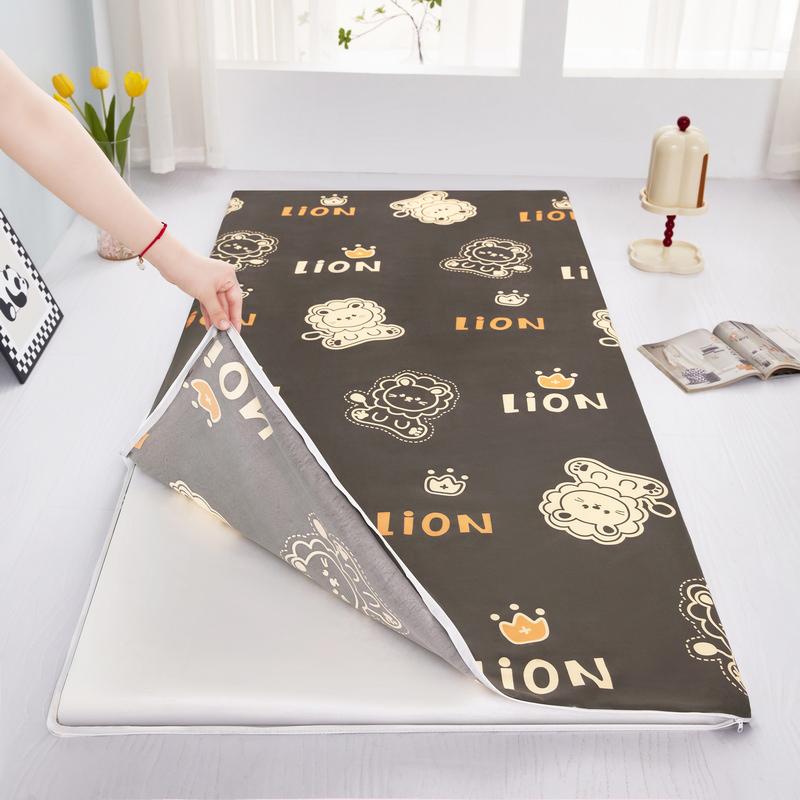 Non-Slip Zippered Mattress Cover for Student Dormitory and Home - Free Shipping