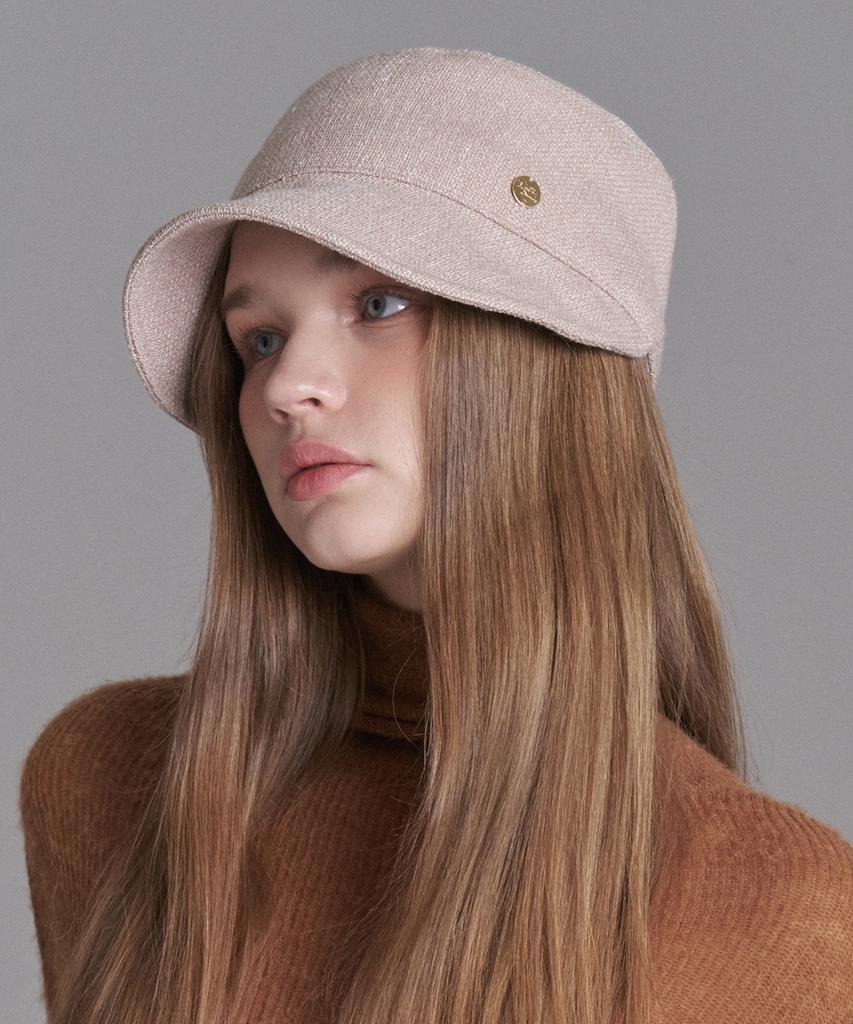 Hwaiteusaenjeu Tweed Military Cap Variant Hat Bitchley (6 Colors)