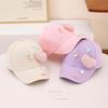 2025 Fashion Kids' Sun Protection Baseball Cap with Cartoon Duckbill Design for Spring & Autumn