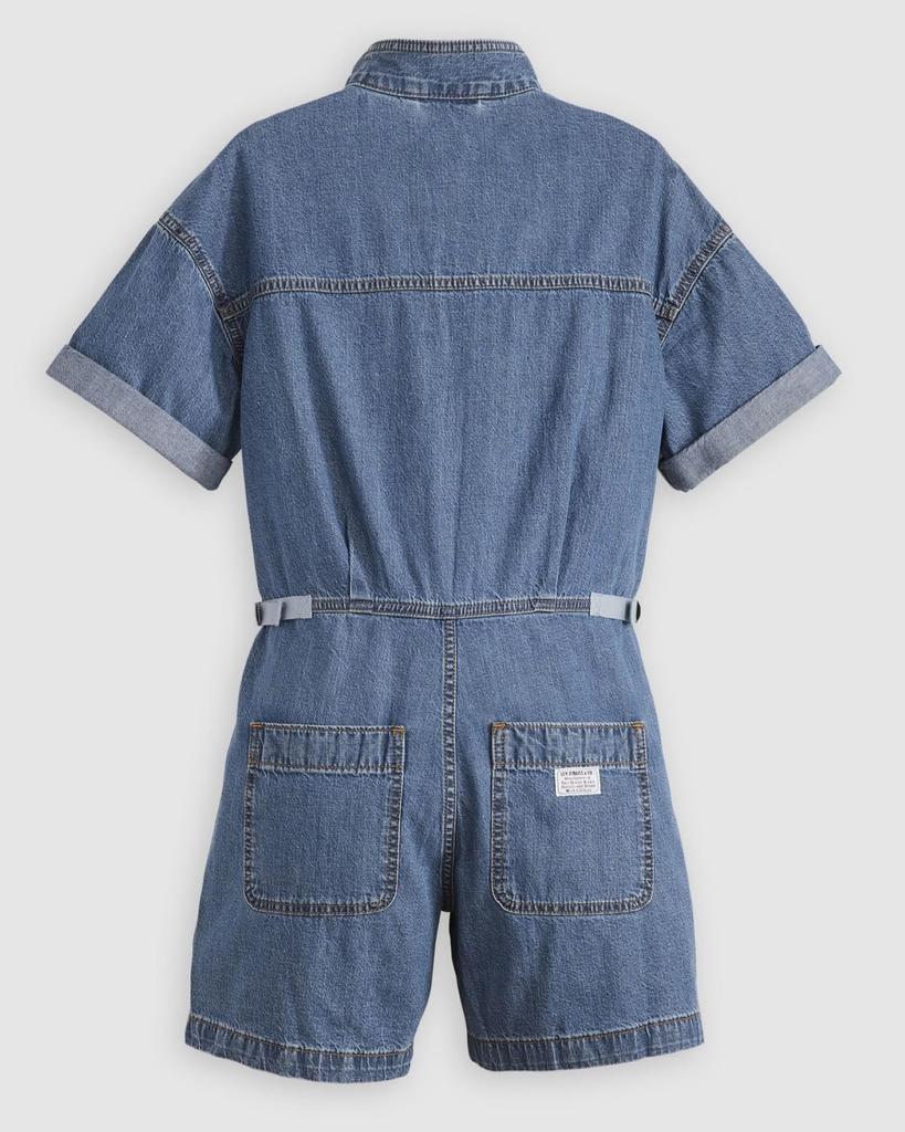 Levi's SURPLUS Overalls Romper Denim Salopette Women's 0002 BLUE M