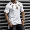 Men O Neck Letters Print T Shirt Casual O Neck 3d Tees Breathable Polyester Sportwear T-shirts