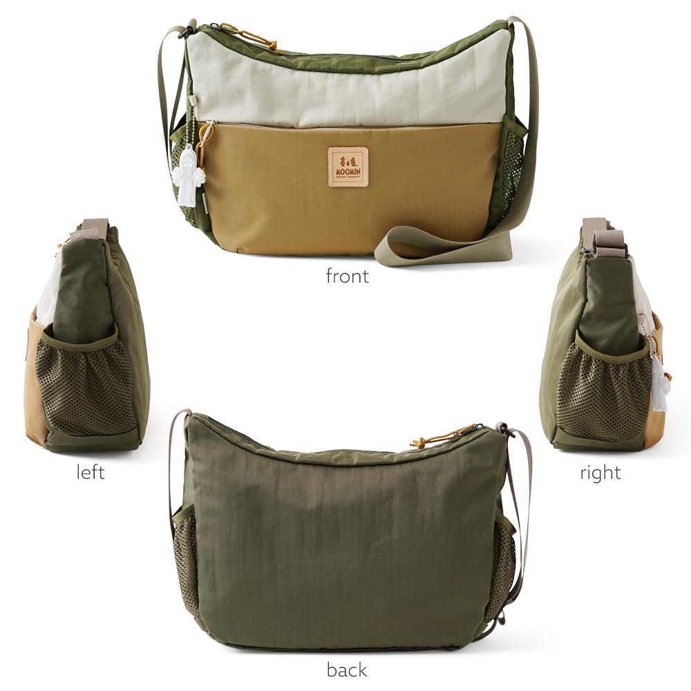 Authentic Shoulder Outdoor Lightweight [Moomin] [Official Product] Women's Bag, Style, Water-Repellent, Two-Tone RMNL-03