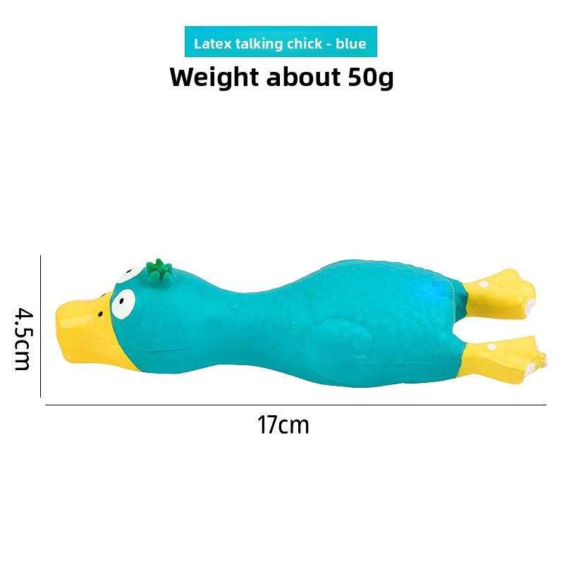 Pet Toys Made of Natural Latex, Releasing The "chick Copulation" Sound, Highly Durable and Easy To Chew Latex Toys for Chickens and Dogs.