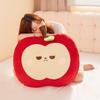Squishy Red or Green Plush Toy Pillow Stuffed Soft Fruit Doll Cute Huggable Pillow Kids Christmas Birthday Gift