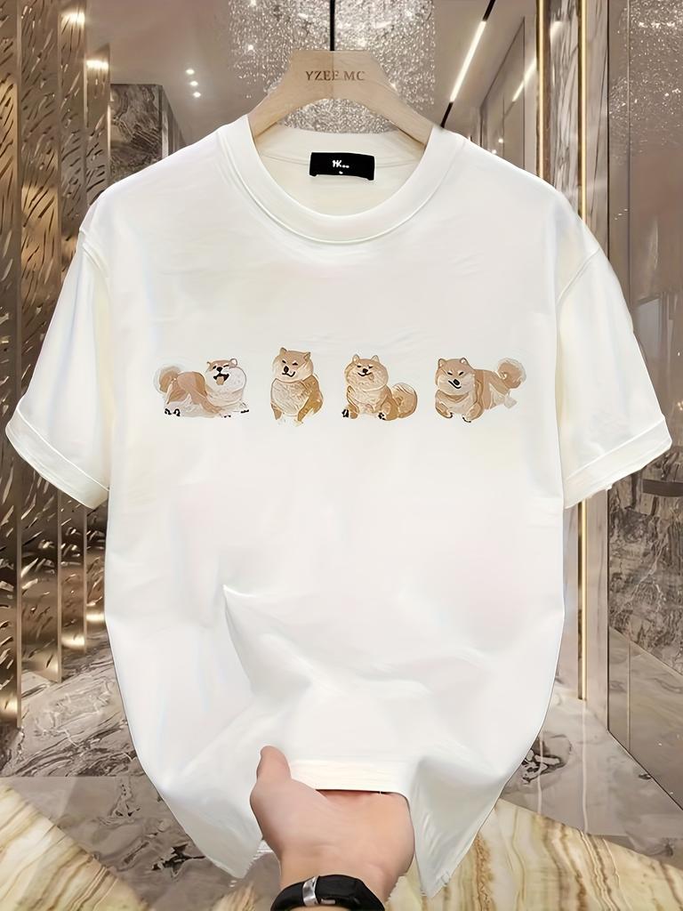 Mens 100 Cotton Vintage Graphic TShirt Casual Short Sleeve TShirt for Summer Streetwear Vintage TShirts Casual Style