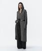 Teulimingbeodeu Hoodie Knit One-Piece [Charcoal]