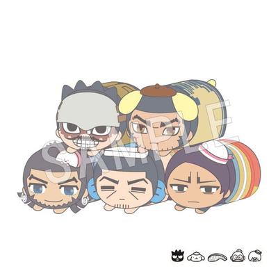 Chugai Mining Golden Kamuy X Sanrio Characters Mochikororin Plush Mascot Type B Box Product 6 Types 6 Pieces Approx. 80mm Made of Polyester