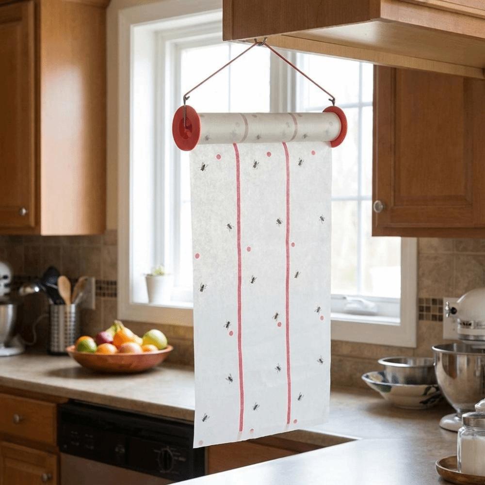 Hanging Fly Sticky Roller Waterproof Fly Roller Practical Fruit Fly Trap Garden