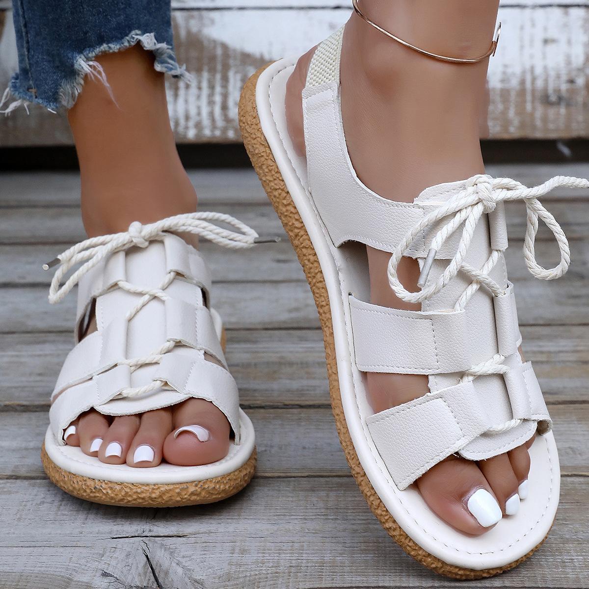 Flat-bottomed Sandals, Casual Shoes, Beach Shoes, Women s Shoes 35