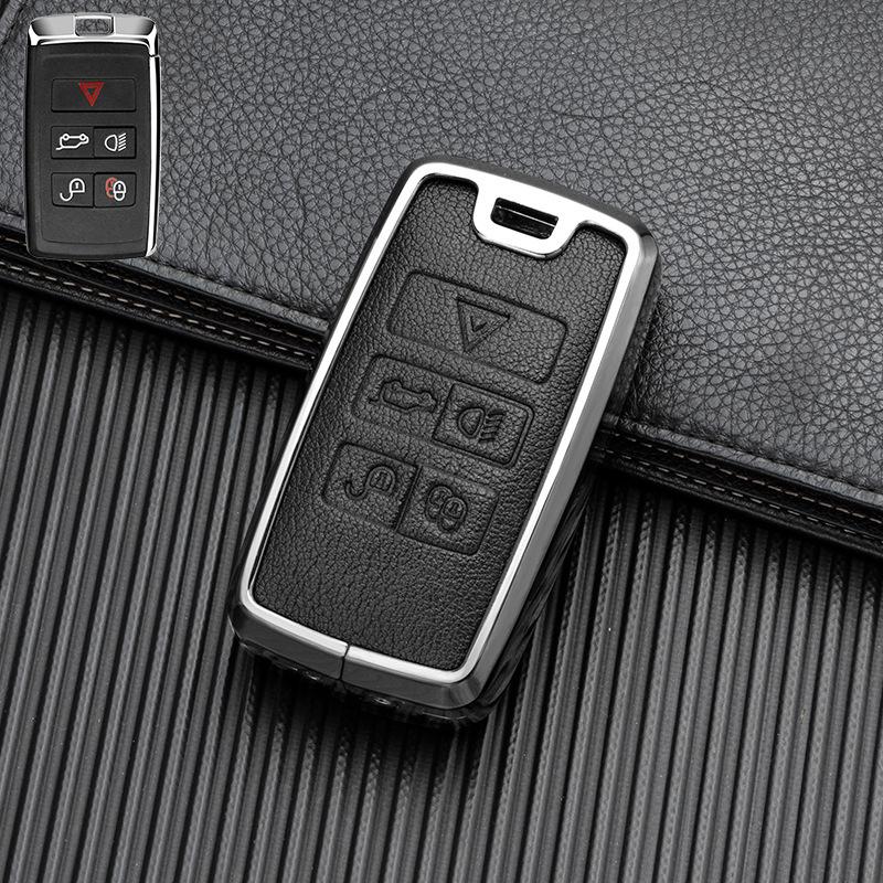 Compatible Key Case for Land Rover Models: Range Rover Evoque, Defender, Sport, Velar, and Discovery New Energy.