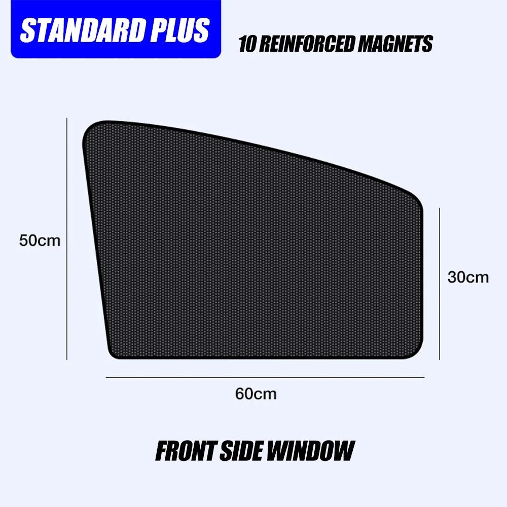 

Car Side Window Sun Shade Covers Magnetic Blackout Curtains for Baby with UV Rays Protection Breathable Mesh Screen Shade
