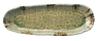 Banko Glass Long Plate 06172 Ware, Sand-inlaid