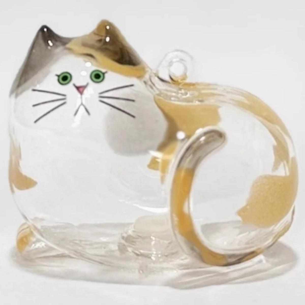 

Милый брелок для хранения кошачьей шерсти, кулон, рюкзак, рыжий кот, сиамская кошачья шерсть, подвесная сумка, сувениры из шерсти домашних животных, подарок для любителей кошек 1PCS