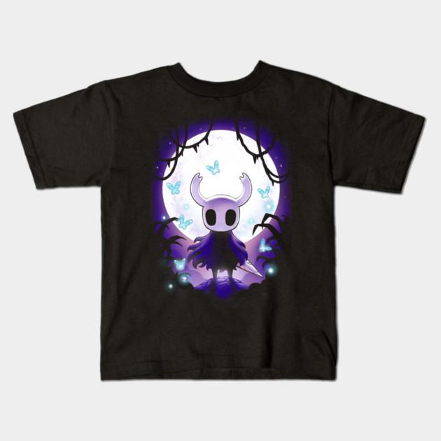 Jongens Meisjes Zacht Katoen Grafische T-shirts Hollow Knight Maan De Ridder T-shirt Ademend Dagelijks Schoolkleding Kinder T-shirts