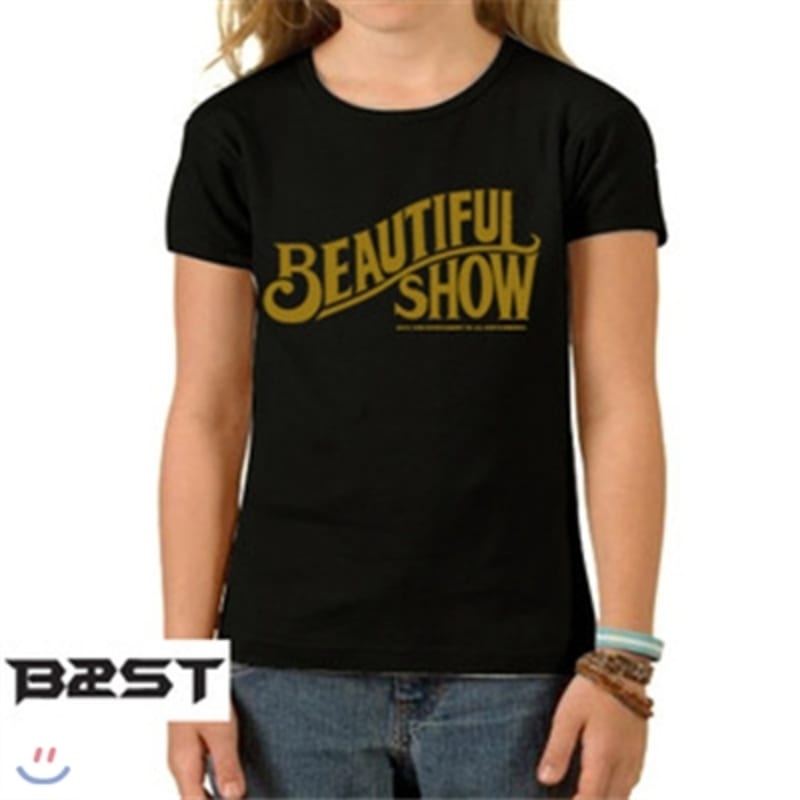 

BEAST Official T-shirt Beatiful Show WOMEN L(66) SIZE