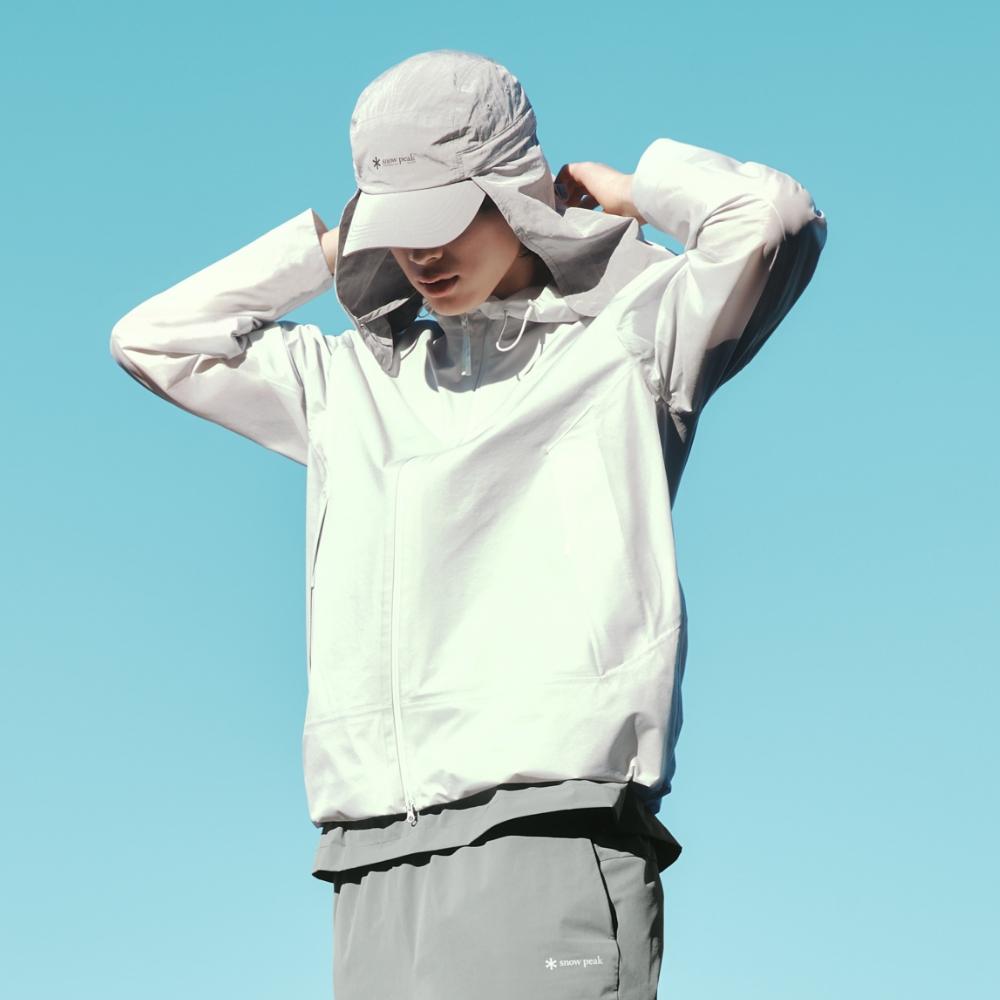 [Snowpeak] Dry Peak Lightweight 3L Waterproof Jacket Ice Gray (S26ZMPJK06)
