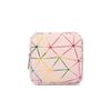PU Multi-Purpose Diamond Pattern Sanitary Napkin Bag: Portable Menstrual Pad, Lipstick, & Coin Purse for Girls