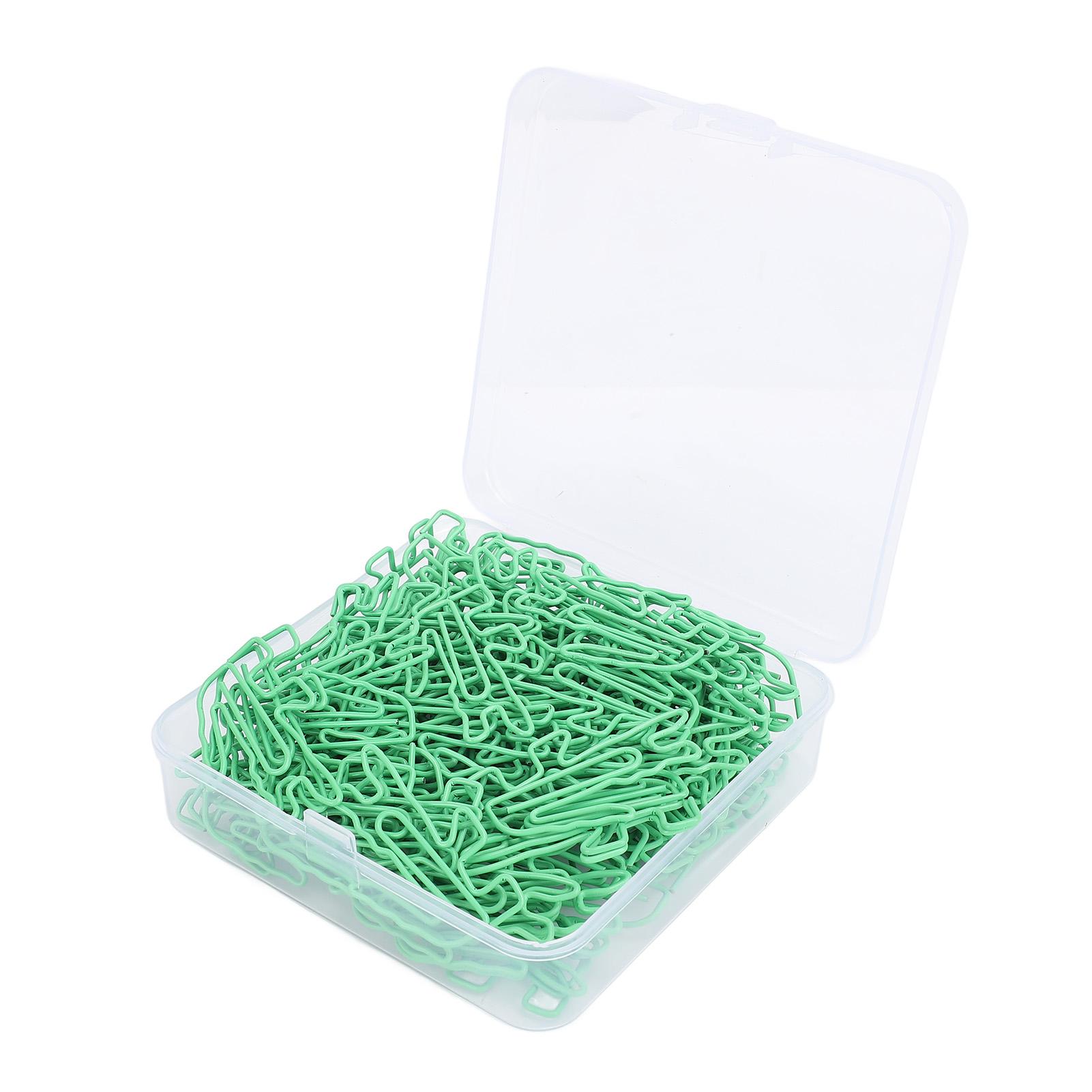 

100PCS Paper Clips Crocodile Shaped Stainless Steel Paperclips for Office School Document Sorting