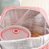 Striped Simple Insulated Lunch Bag Portable Handheld Storage Cooler Tote