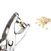 Household 100Pcs Leather Hole Puncher Eyelet Plier Setter Punching Watchband Watch Band Grommet Belt Shoe Snap Button Cloth Tool