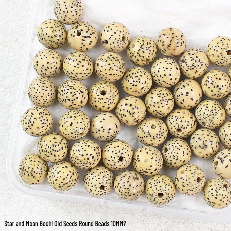 Vajra Star Moon Bodhi Beads - Raw Loose Beads for Handmade DIY Jewelry