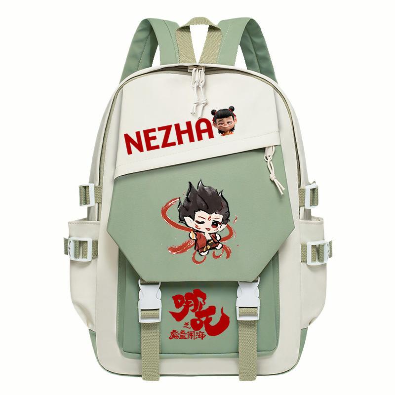 Nezha's Devil's Child Haohai School Bag Primary School Students Large Capacity Backpack Children's School Backpack Trend Fashion