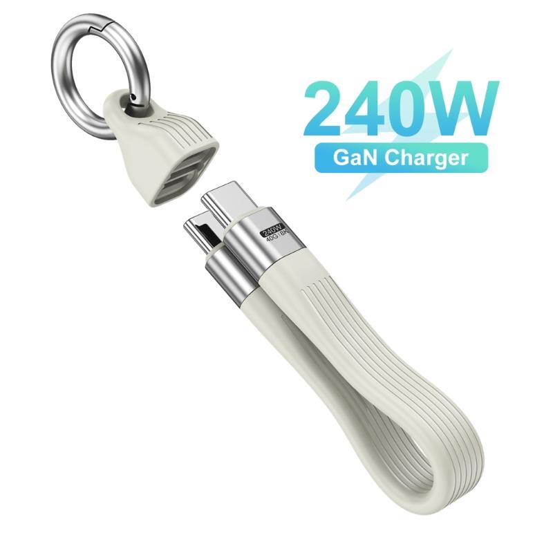 USB4 Charging Cable with PD240W Super Fast Charging and 40Gbps Speed 8K Video Transmission