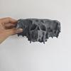 Dark Gothic Icicle Skull Melting Wall Shelf Plastic Wall Storage Rack  Living Room