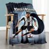 Juventus Personalized Name Blanket Lightweight Customizable Blanket Durable Comfort Perfect for Chair Livingroom Bed Office Four Seasons Universal
