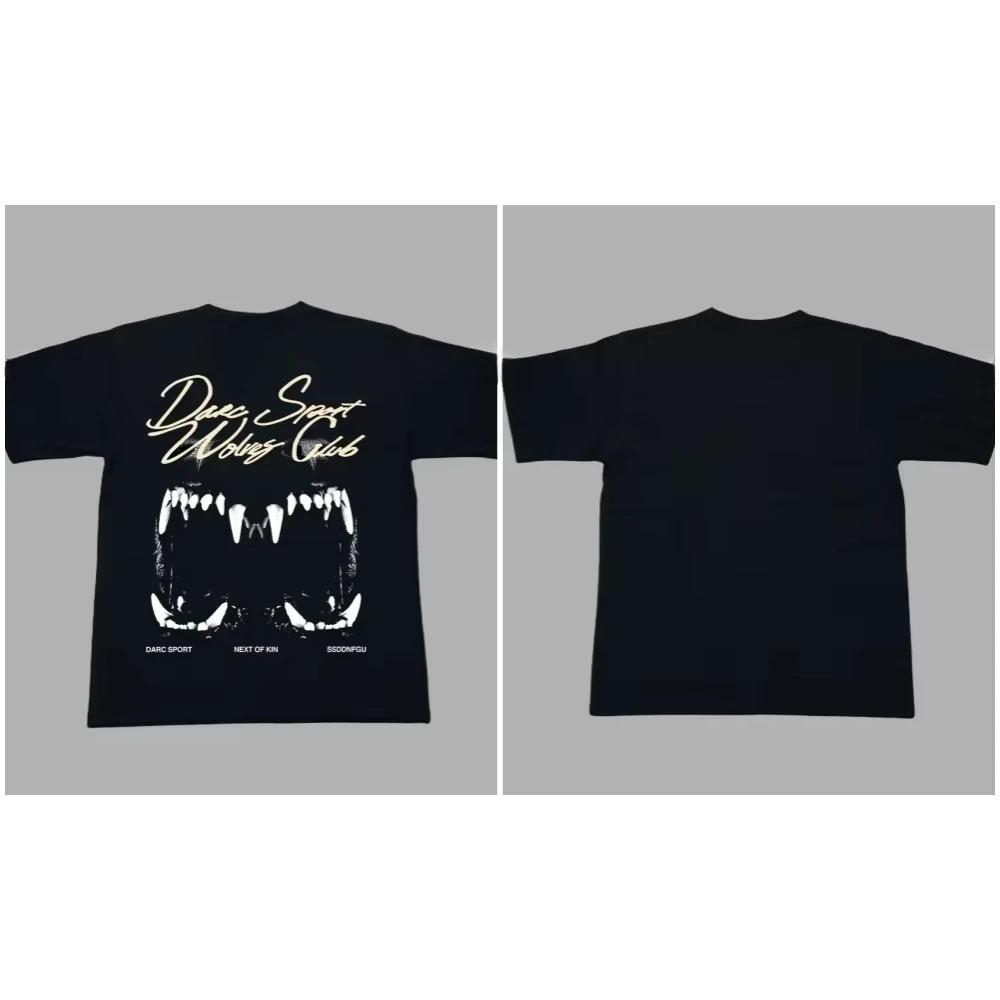 

Мужская футболка оверсайз Darcsport винтажная уличная футболка хип-хоп свободного кроя XXXL