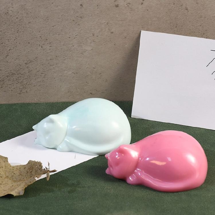 Soft Silicone Cats Pen Holder Craft Molds Writing Brush Rest Stand Moulds Silicone Texture Suitable for Various Occasion