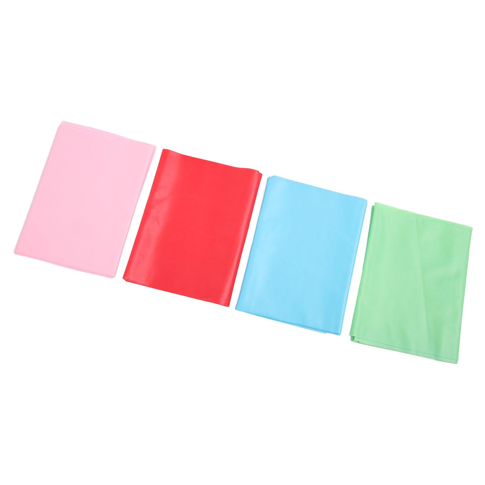 

4 шт. Эластичная лента сопротивления Красная Синяя Зеленая Розовая ТПЭ Эластичная 59,1 дюйма Аксессуары для спортзала для