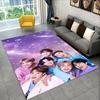 Kpop B-BTS Grupa Modowa Gwiazda Dywanik do Pokoju Zabaw Sypialni Salonu Kanapy Wystrój Domu, Dywanik dla Dzieci Antypoślizgowa Mata Podłogowa