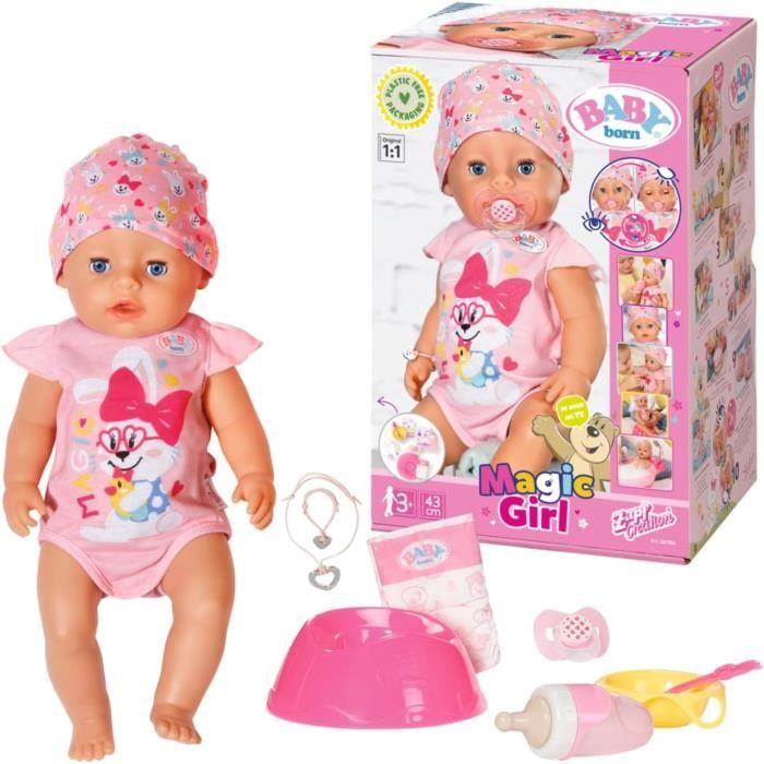 BABY BORN - Magic Girl - Baby Doll with 10 Functions - 43cm - from 3 Years
