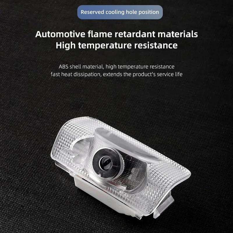 BJYL6 Interior Stickers Car HD Projector Door Light Welcome Lamps Accessories For Lexus F SPORT ES RX NX LS UX LM LX GX LC RZ IS CT GS