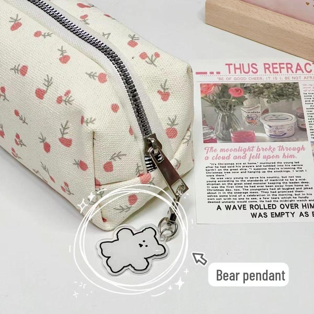 2025 High-Capacity Floral Pencil Case - Cute & Stylish for Middle School Girls
