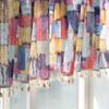 Short Curtain American Small Curtain Cabinet Curtain Privacy Half Curtain Short Curtain Pocket Color Coffee Curtain