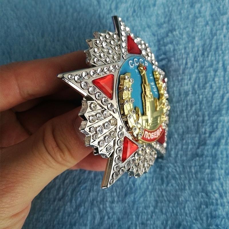 Copy The Soviet Order of Victory Medal CCCP Badge USSR Russian Medal Collection Military Fan Gifts