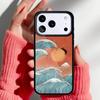 Cat Mount Fuji Japan Wave Landscape Phone Case for iPhone 17 16 15 14 13 Pro Max Back Cover for 12 11 Pro Coque